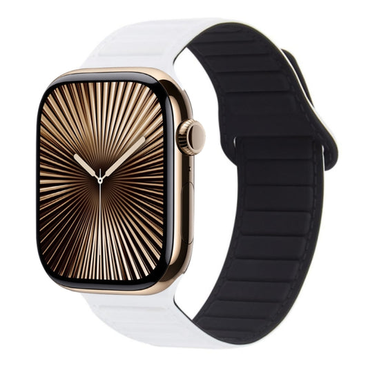 Bracelet de montre en silicone magnétique à boucle, For Apple Watch Series 10 46mm, For Apple Watch Series 10 42mm, For Apple Watch SE 2023 44mm, For Apple Watch SE 2023 40mm