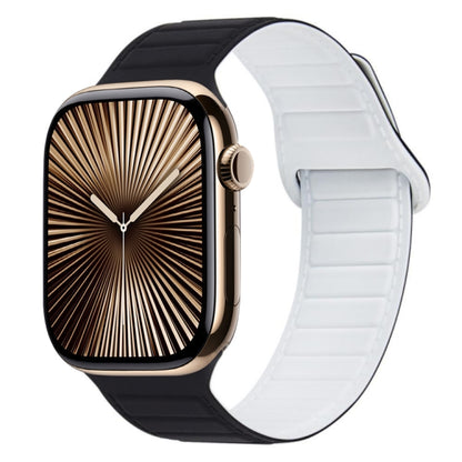 Bracelet de montre en silicone magnétique à boucle, For Apple Watch Series 10 46mm, For Apple Watch Series 10 42mm, For Apple Watch SE 2023 44mm, For Apple Watch SE 2023 40mm