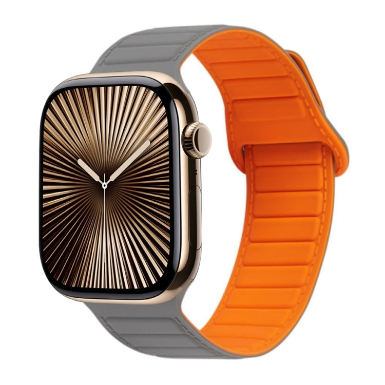 Bracelet de montre en silicone magnétique à boucle, For Apple Watch Series 10 46mm, For Apple Watch Series 10 42mm, For Apple Watch SE 2023 44mm, For Apple Watch SE 2023 40mm