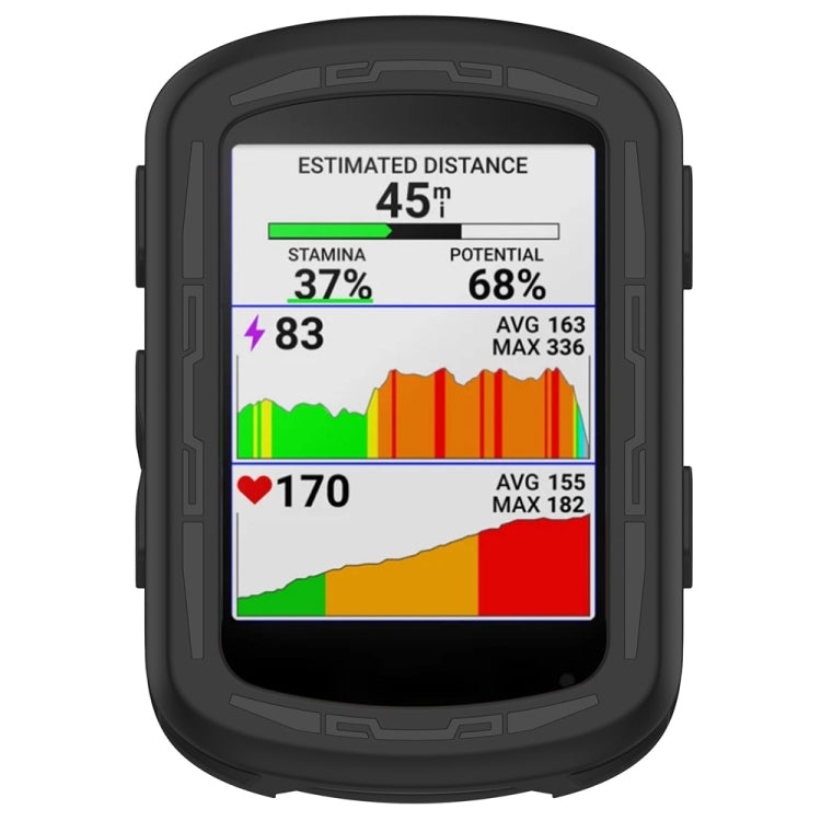 Étui de protection en silicone Stopwatch Armor, For Garmin Edge 840 / Edge 540
