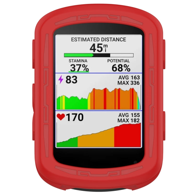 Étui de protection en silicone Stopwatch Armor, For Garmin Edge 840 / Edge 540