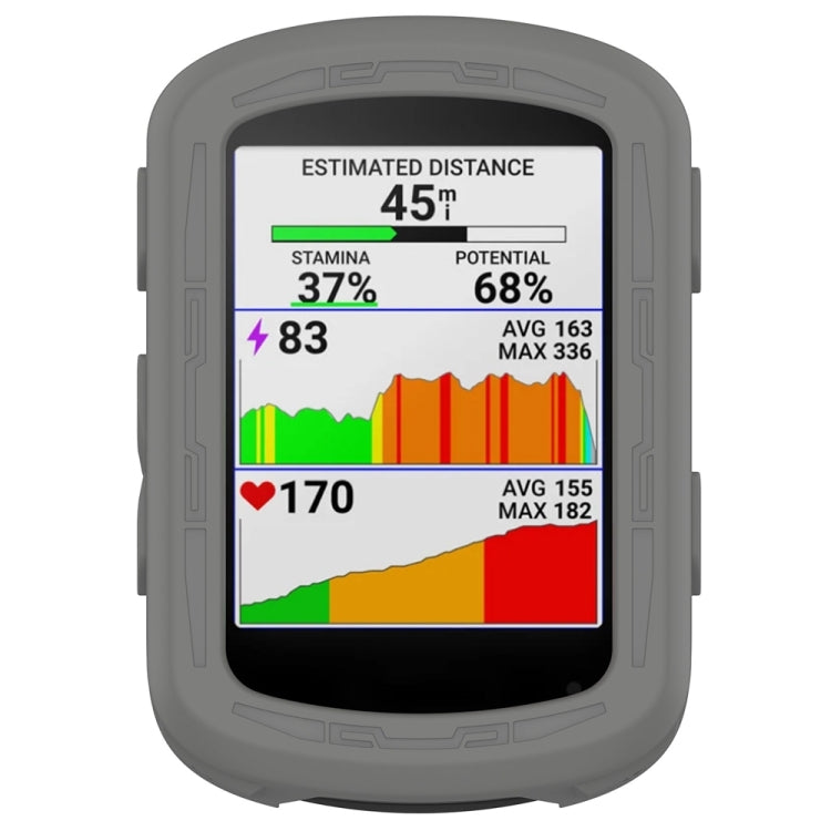 Étui de protection en silicone Stopwatch Armor, For Garmin Edge 840 / Edge 540