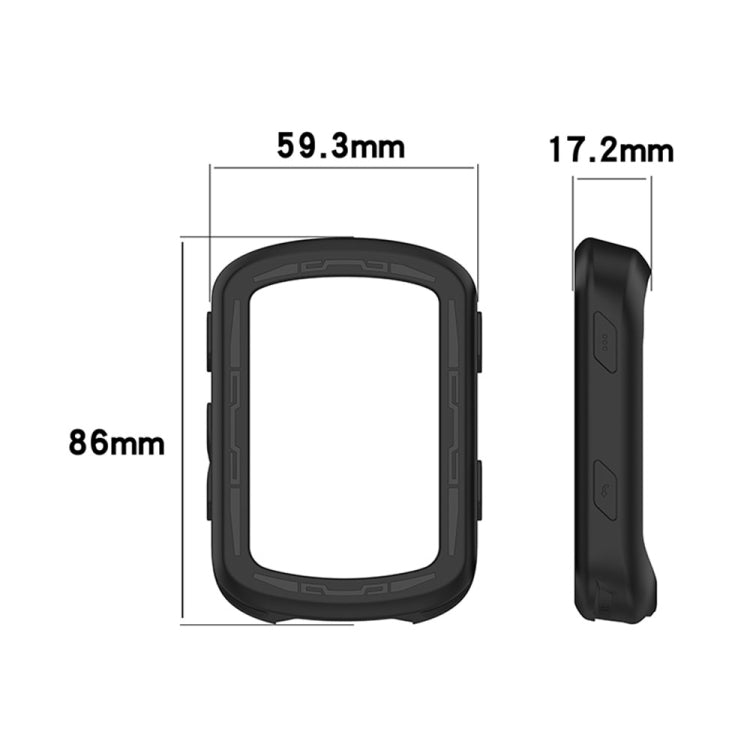 Étui de protection en silicone Stopwatch Armor, For Garmin Edge 840 / Edge 540
