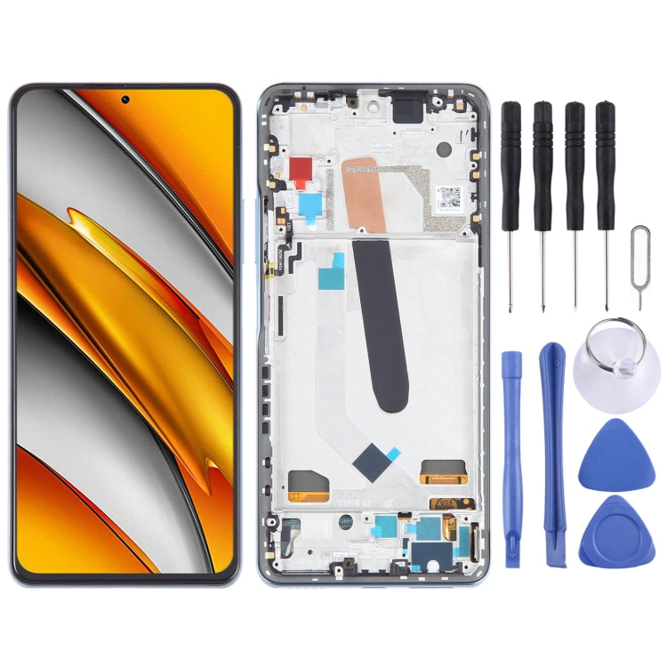 Écran LCD pour assemblage complet de numériseur avec cadre, For Xiaomi Mi 11i, For Xiaomi 11X, For Xiaomi 11X Pro, For Xiaomi Poco F3, For Xiaomi Redmi K40, For Xiaomi Redmi K40 Pro, For Xiaomi Redmi K40 Pro+