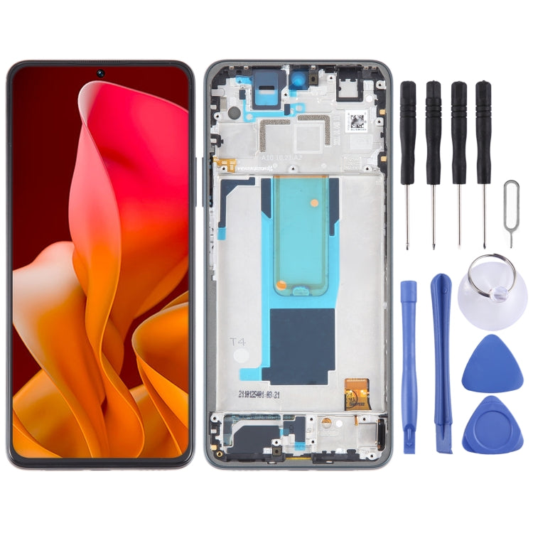 Écran LCD pour assemblage complet de numériseur avec cadre