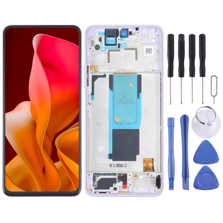 Écran LCD pour assemblage complet de numériseur avec cadre