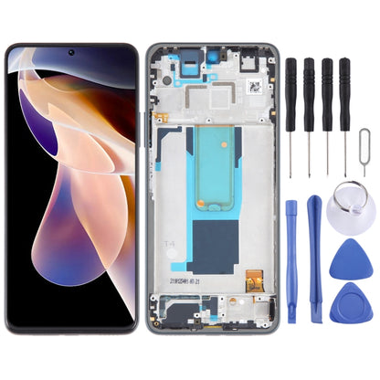 Écran LCD pour assemblage complet de numériseur avec cadre