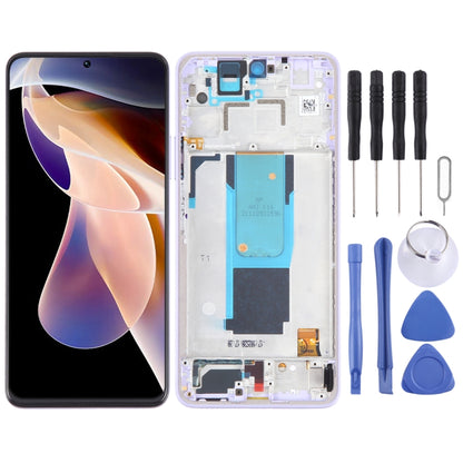 Écran LCD pour assemblage complet de numériseur avec cadre