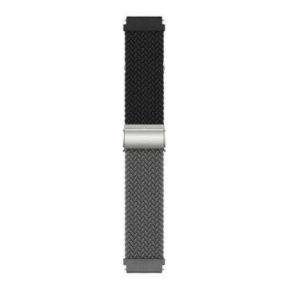 Bracelet de montre en nylon tressé à boucle, 20mm, 22mm
