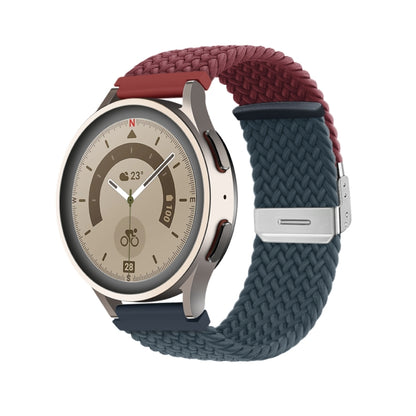 Bracelet de montre en nylon tressé à boucle, 20mm, 22mm