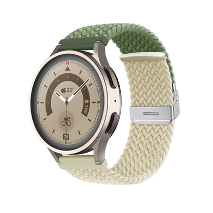 Bracelet de montre en nylon tressé à boucle, 20mm, 22mm