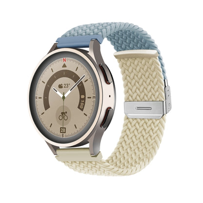 Bracelet de montre en nylon tressé à boucle, 20mm, 22mm