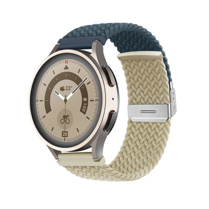 Bracelet de montre en nylon tressé à boucle, 20mm, 22mm