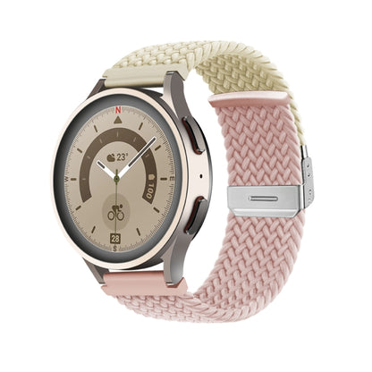 Bracelet de montre en nylon tressé à boucle, 20mm, 22mm