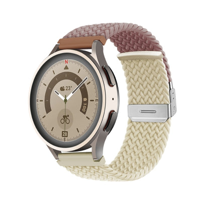 Bracelet de montre en nylon tressé à boucle, 20mm, 22mm