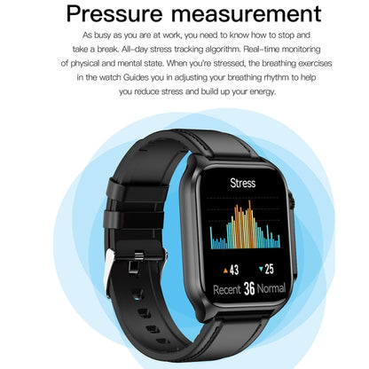 TK12 1,96 pouces IP67 Montre Intelligente à Bande de Silicone Étanche Prend en Charge ECG / Soins à Distance des Familles / Appel Bluetooth / Surveillance de la Température Corporelle, Silicone Band (Blue), Silicone Band (Black), Silicone Band (Red)