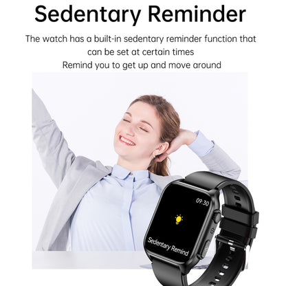 TK12 1,96 pouces IP67 Bracelet en cuir étanche Montre intelligente Prend en charge ECG / Soins à distance des familles / Appel Bluetooth / Surveillance de la température corporelle, Leather Band (Brown), Leather Band (Black)