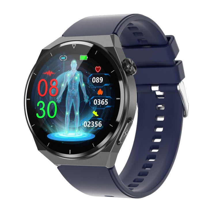 TK20 1,39 pouces IP68 montre intelligente à bande de silicone étanche prend en charge l'ECG / les soins à distance des familles / la surveillance de la température corporelle, Silicone Band (Red), Silicone Band (Black), Silicone Band (Blue)