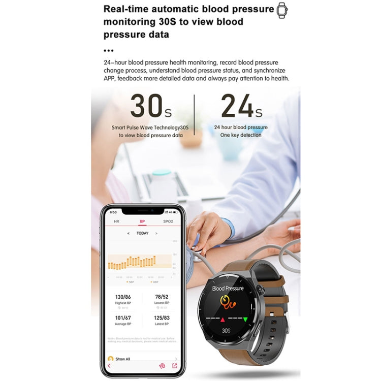 TK20 1,39 pouces IP68 montre intelligente à bande de silicone étanche prend en charge l'ECG / les soins à distance des familles / la surveillance de la température corporelle, Silicone Band (Red), Silicone Band (Black), Silicone Band (Blue)