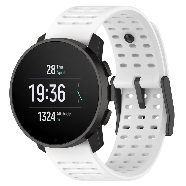 Bracelet de montre de remplacement en silicone, For Suunto 9 Peak Pro / Vertical / Race