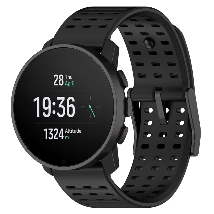 Bracelet de montre de remplacement en silicone, For Suunto 9 Peak Pro / Vertical / Race