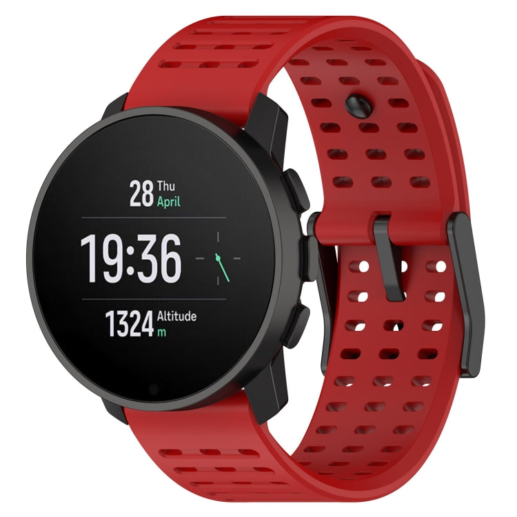 Bracelet de montre de remplacement en silicone, For Suunto 9 Peak Pro / Vertical / Race