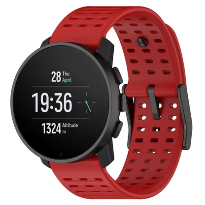 Bracelet de montre de remplacement en silicone, For Suunto 9 Peak Pro / Vertical / Race