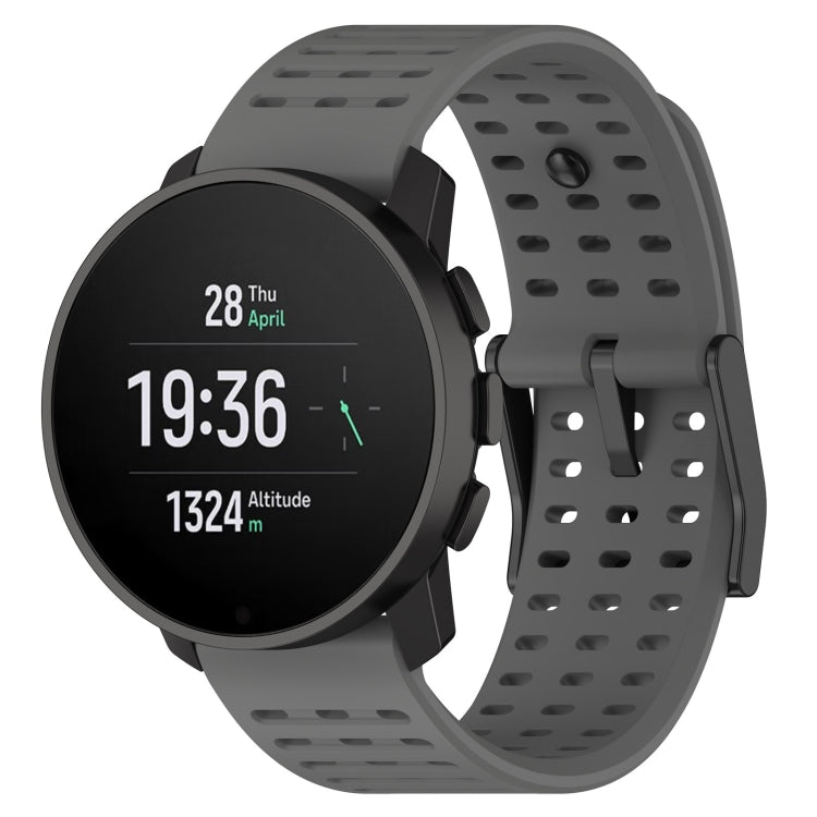 Bracelet de montre de remplacement en silicone, For Suunto 9 Peak Pro / Vertical / Race