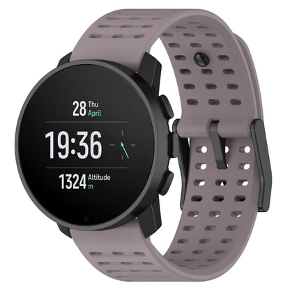 Bracelet de montre de remplacement en silicone, For Suunto 9 Peak Pro / Vertical / Race