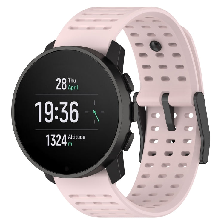 Bracelet de montre de remplacement en silicone, For Suunto 9 Peak Pro / Vertical / Race
