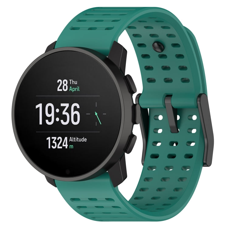 Bracelet de montre de remplacement en silicone, For Suunto 9 Peak Pro / Vertical / Race