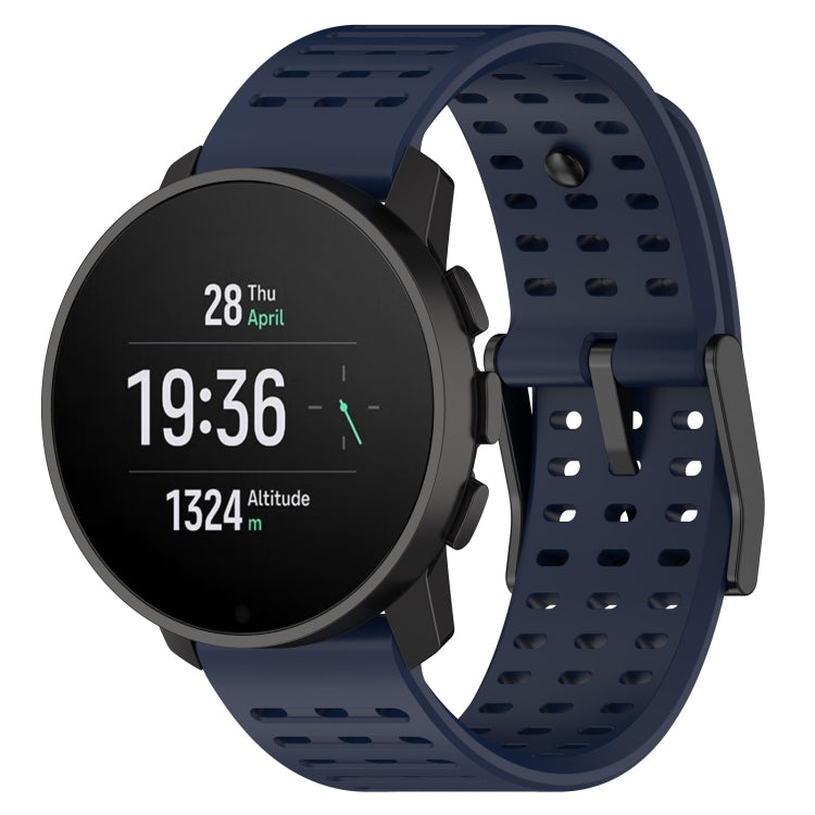 Bracelet de montre de remplacement en silicone, For Suunto 9 Peak Pro / Vertical / Race