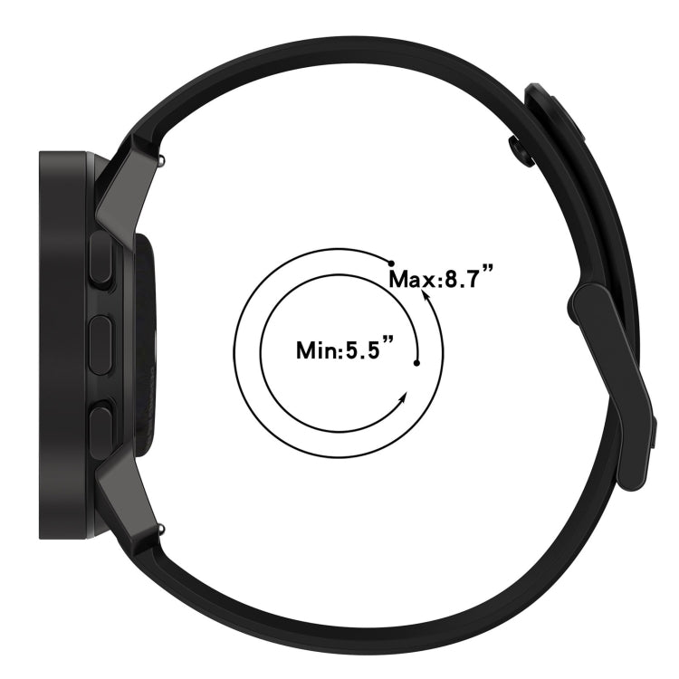 Bracelet de montre de remplacement en silicone, For Suunto 9 Peak Pro / Vertical / Race