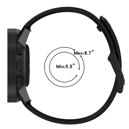 Bracelet de montre de remplacement en silicone, For Suunto 9 Peak Pro / Vertical / Race