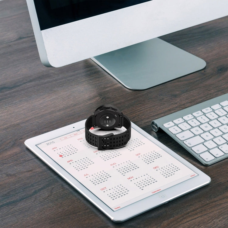 Bracelet de montre de remplacement en silicone, For Suunto 9 Peak Pro / Vertical / Race