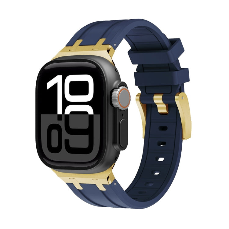 Bracelet de montre en silicone AP, For Apple Watch Series 10 46mm, For Apple Watch Series 10 42mm, For Apple Watch SE 2023 44mm, For Apple Watch SE 2023 40mm