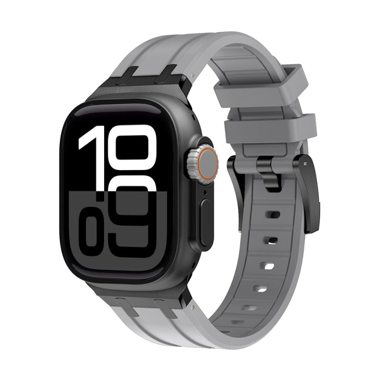 Bracelet de montre en silicone AP, For Apple Watch Series 10 46mm, For Apple Watch Series 10 42mm, For Apple Watch SE 2023 44mm, For Apple Watch SE 2023 40mm