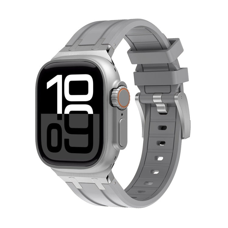 Bracelet de montre en silicone AP, For Apple Watch Series 10 46mm, For Apple Watch Series 10 42mm, For Apple Watch SE 2023 44mm, For Apple Watch SE 2023 40mm