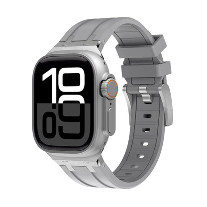Bracelet de montre en silicone AP, For Apple Watch Series 10 46mm, For Apple Watch Series 10 42mm, For Apple Watch SE 2023 44mm, For Apple Watch SE 2023 40mm