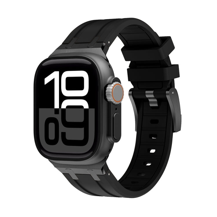 Bracelet de montre en silicone AP, For Apple Watch Series 10 46mm, For Apple Watch Series 10 42mm, For Apple Watch SE 2023 44mm, For Apple Watch SE 2023 40mm