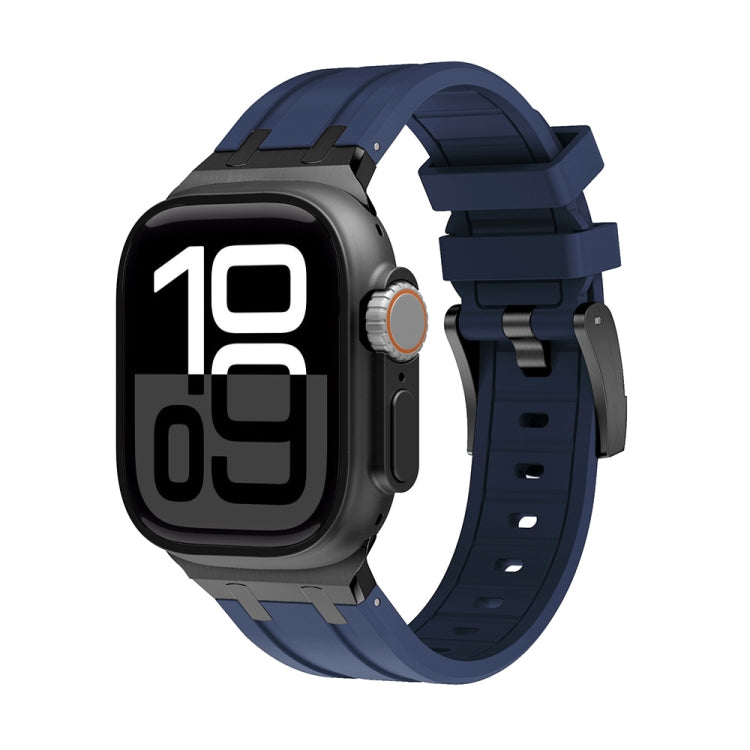Bracelet de montre en silicone AP, For Apple Watch Series 10 46mm, For Apple Watch Series 10 42mm, For Apple Watch SE 2023 44mm, For Apple Watch SE 2023 40mm