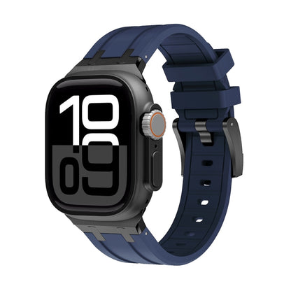 Bracelet de montre en silicone AP, For Apple Watch Series 10 46mm, For Apple Watch Series 10 42mm, For Apple Watch SE 2023 44mm, For Apple Watch SE 2023 40mm