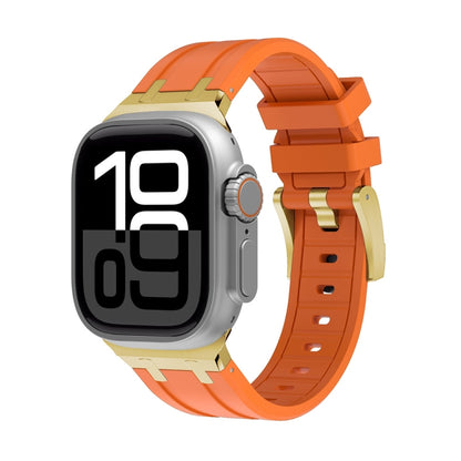 Bracelet de montre en silicone AP, For Apple Watch Series 10 46mm, For Apple Watch Series 10 42mm, For Apple Watch SE 2023 44mm, For Apple Watch SE 2023 40mm