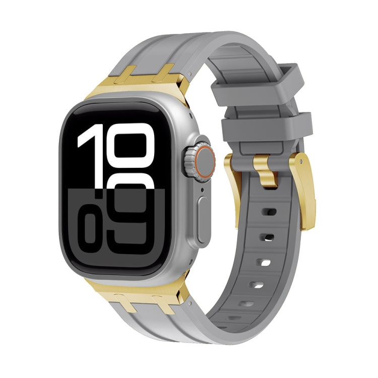 Bracelet de montre en silicone AP, For Apple Watch Series 10 46mm, For Apple Watch Series 10 42mm, For Apple Watch SE 2023 44mm, For Apple Watch SE 2023 40mm