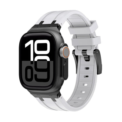 Bracelet de montre en silicone AP, For Apple Watch Series 10 46mm, For Apple Watch Series 10 42mm, For Apple Watch SE 2023 44mm, For Apple Watch SE 2023 40mm