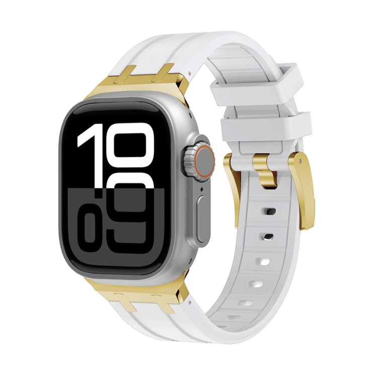 Bracelet de montre en silicone AP, For Apple Watch Series 10 46mm, For Apple Watch Series 10 42mm, For Apple Watch SE 2023 44mm, For Apple Watch SE 2023 40mm