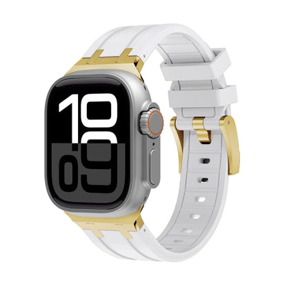 Bracelet de montre en silicone AP, For Apple Watch Series 10 46mm, For Apple Watch Series 10 42mm, For Apple Watch SE 2023 44mm, For Apple Watch SE 2023 40mm