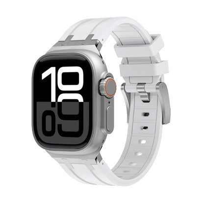 Bracelet de montre en silicone AP, For Apple Watch Series 10 46mm, For Apple Watch Series 10 42mm, For Apple Watch SE 2023 44mm, For Apple Watch SE 2023 40mm