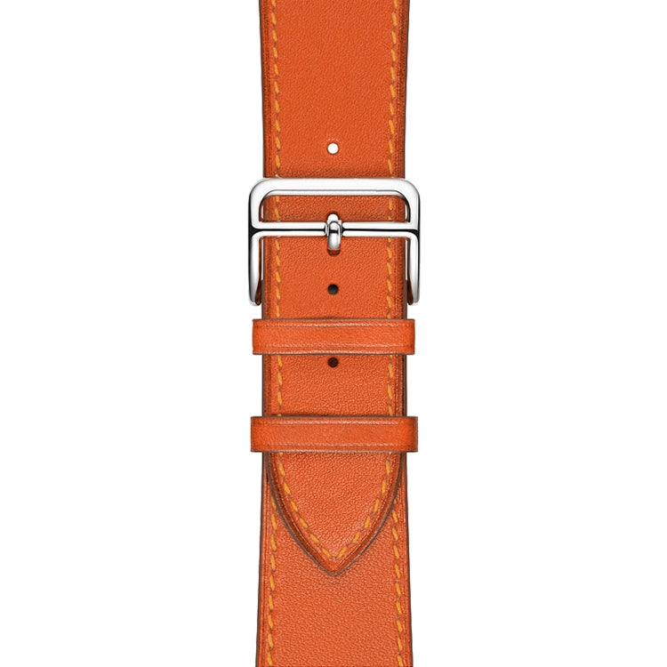 Bracelet de montre en cuir de remplacement, For Apple Watch Series 7 41mm / 6 & SE & 5 & 4 40mm / 3 & 2 & 1 38mm, For Apple Watch Series 7 45mm / 6 & SE & 5 & 4 44mm / 3 & 2 & 1 42mm