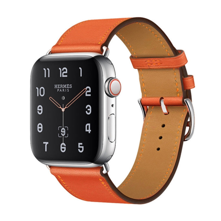 Bracelet de montre en cuir de remplacement, For Apple Watch Series 7 41mm / 6 & SE & 5 & 4 40mm / 3 & 2 & 1 38mm, For Apple Watch Series 7 45mm / 6 & SE & 5 & 4 44mm / 3 & 2 & 1 42mm
